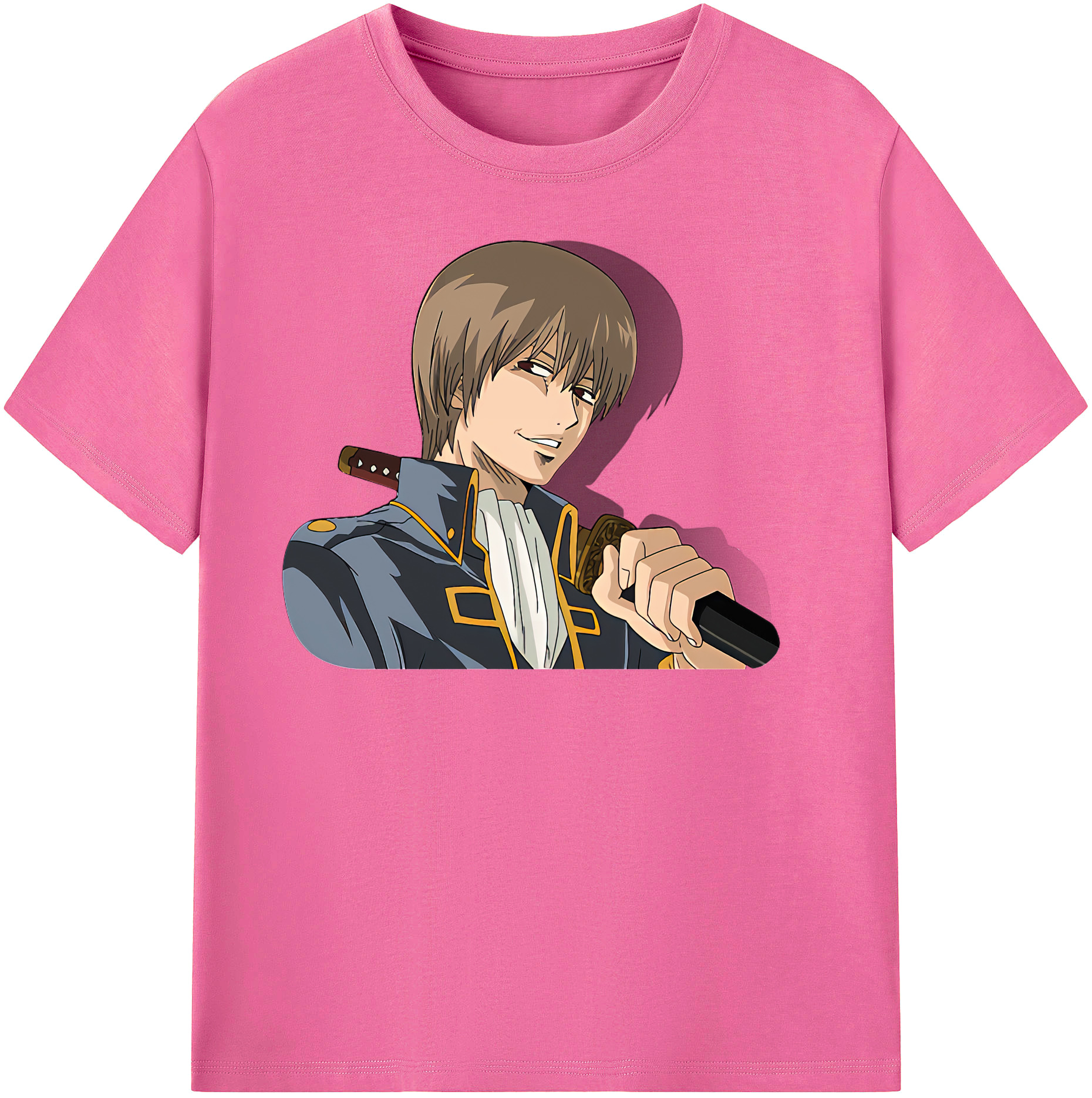 （画像用） ぎんたま 坂田銀時（さかたぎんとき） 神楽 志村新八（しむら しんぱち） GINTAMA Sakata Gintoki Kagura Shimura Shinpachi レディースカジュアルプリントTシャツ（綿100％）